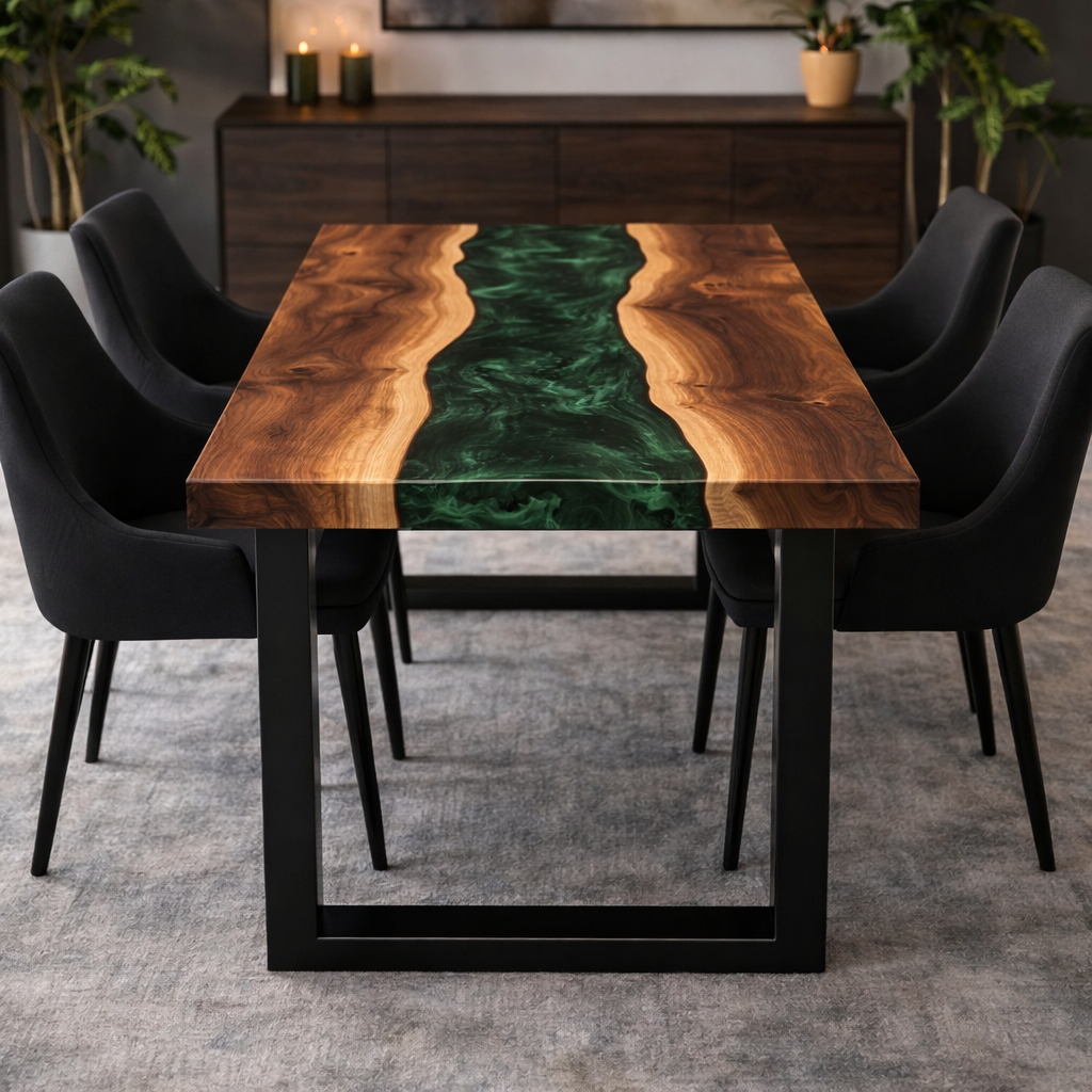 Riverstone™ - Signature Walnut River Dining Table