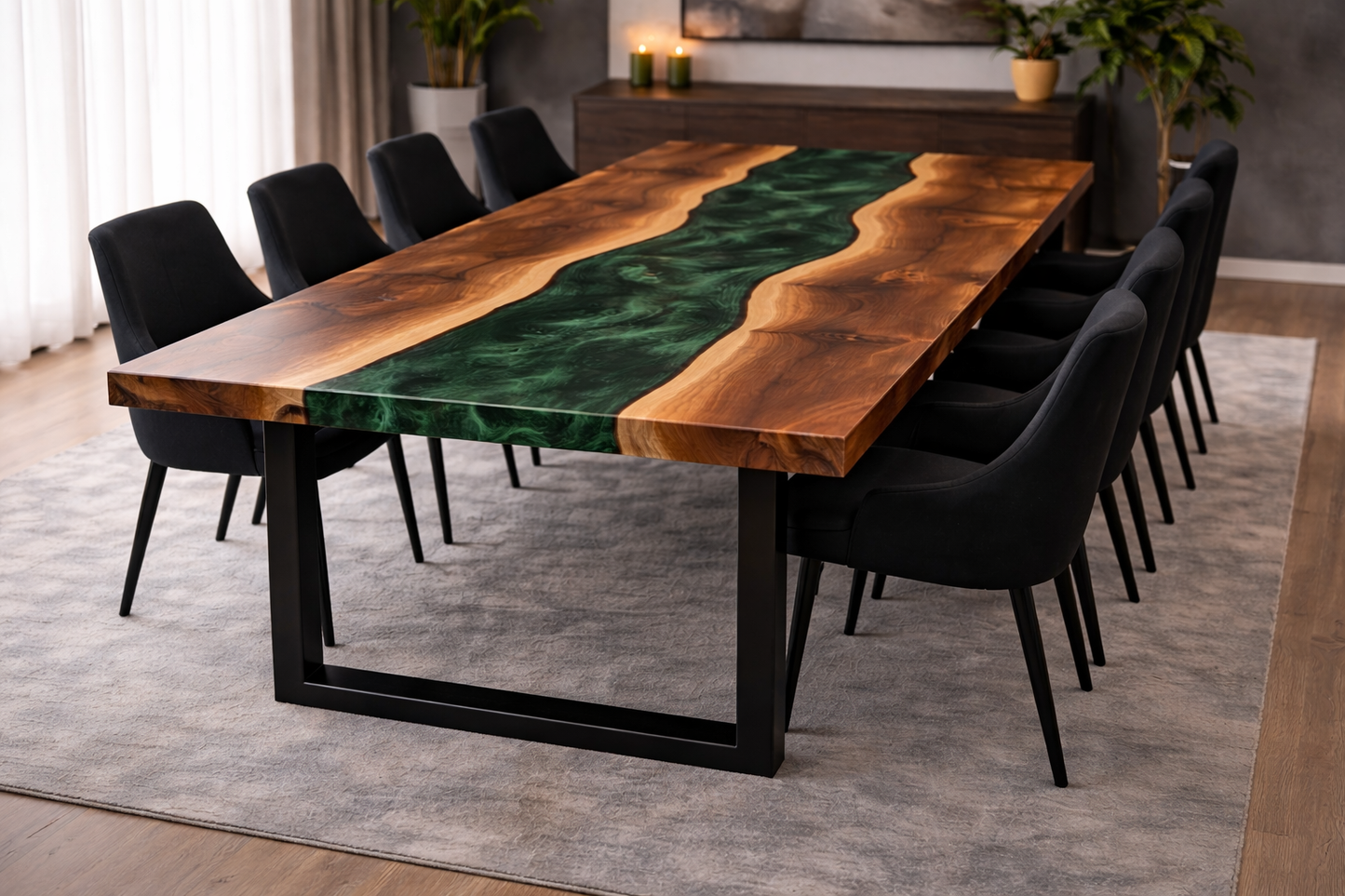 Riverstone™ - Signature Walnut River Dining Table