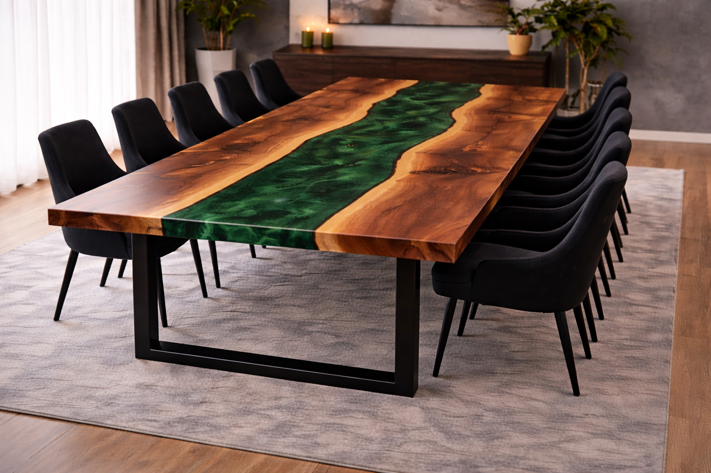 Riverstone™ - Signature Walnut River Dining Table