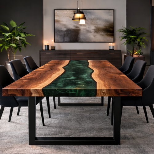 Riverstone™ - Signature Walnut River Dining Table