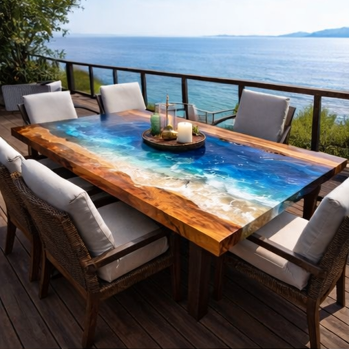 Ocean Wave™ – Signature Ocean River Dining Table