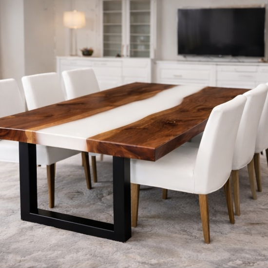 Ivory River™ – Signature Walnut White Dining Table