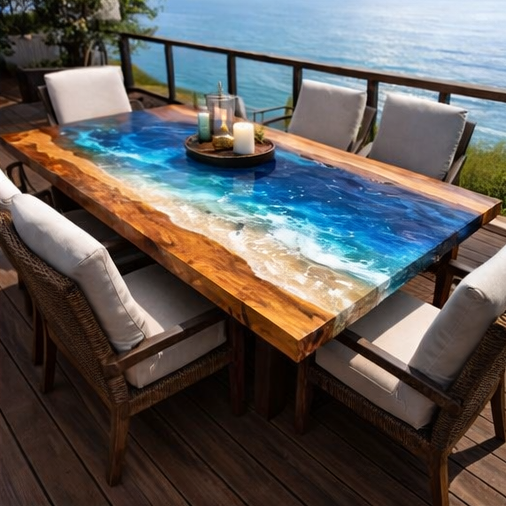 Ocean Wave™ – Signature Ocean River Dining Table