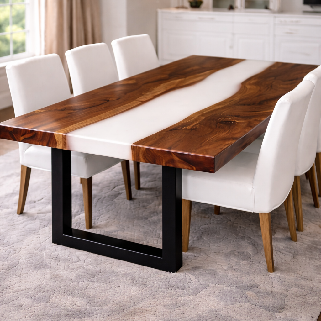 Ivory River™ – Signature Walnut White Dining Table