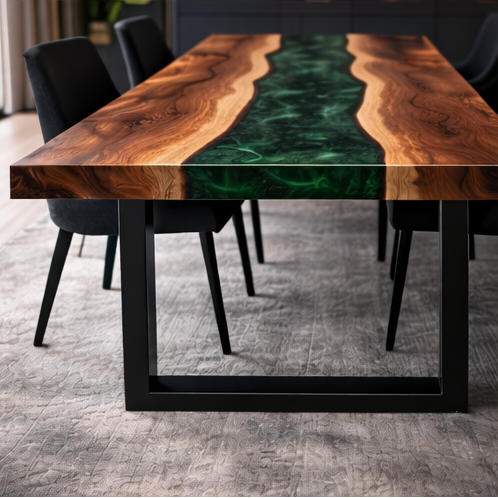 Riverstone™ - Signature Walnut River Dining Table