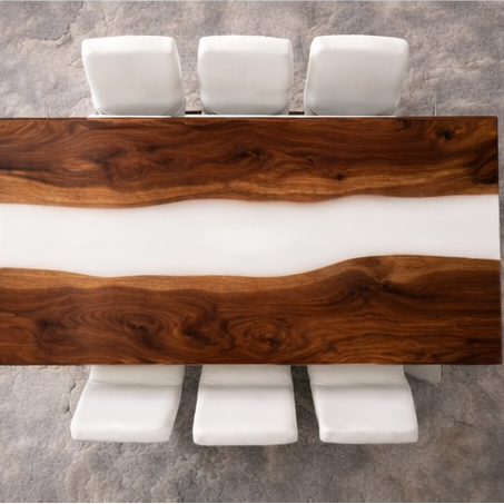 Ivory River™ – Signature Walnut White Dining Table