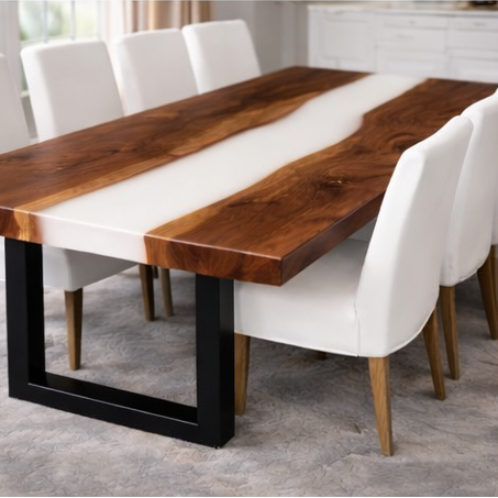 Ivory River™ – Signature Walnut White Dining Table