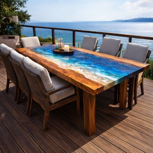 Ocean Wave™ – Signature Ocean River Dining Table
