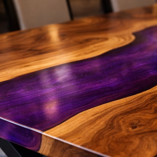 Amethyst River™ – Signature Walnut Dining Table